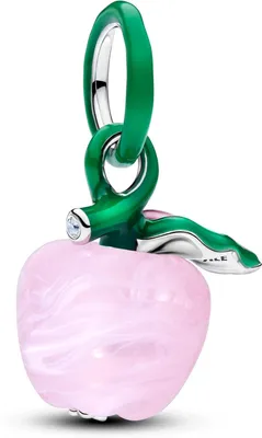 Produktbild von Pandora Murano Pink Apple Charm 794485C01 Charm Anhänger