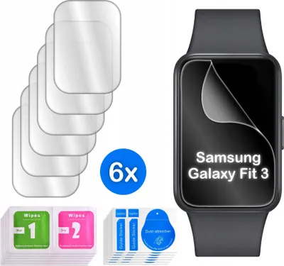 Zdjęcie produktu dla FOLIA do Samsung Galaxy Fit 3 HYDROŻELOWA OCHRONNA na ekran 3D 6 sztuk