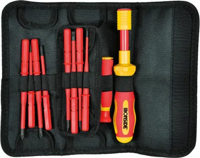 Produktbild von VDE-Drehmomentschrauber-Set 18-teilig in Rolltasche