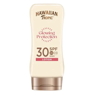 Immagine prodotto di Hawaiian Tropic | Glowing Protection Sunscreen, lozione solare protettiva SPF 30 con protezione UVA + UVB, 180 ml, profumo tropicale