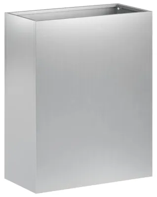 Image de vidaXL Pot de jardin argenté, 40 x 20 x 50 cm, en acier galvanisé