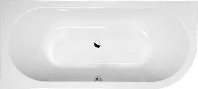 Produktbild von Polysan VIVA L asymmetrische Badewanne 175x80x47cm, links, weiß