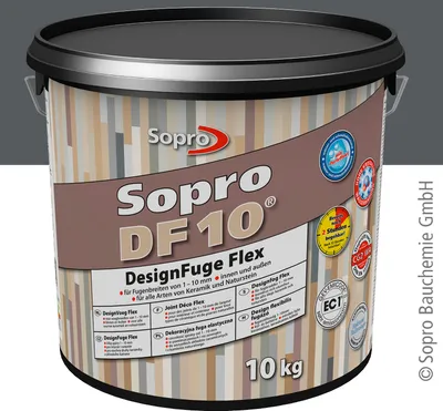 Obrázok produktu pre Sopro DesignFuge Flex DF 10 Anthrazit 66 10kg Eimer