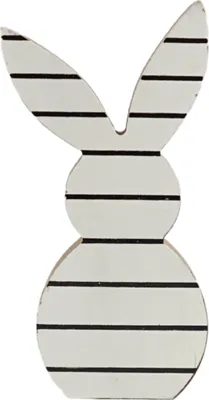 Produktbild von Osterhase aus Holz WHITE BUNNY 14 cm weiß