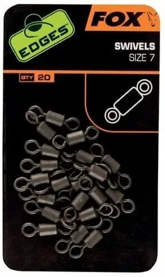 Image de Fox Fishing Edges Rig Swivels Taille 7