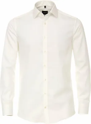 Produktbild von VENTI Herren Businesshemd Langarm Kent Modern-Fit Creme 41