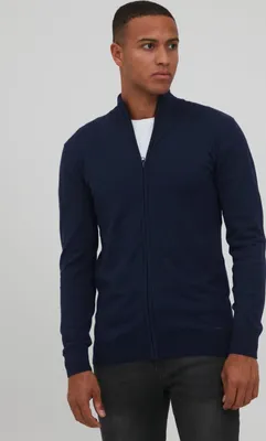 Produktbild von INDICODE IDBadi Herren Strickjacke Cardigan Feinstrick mit hochabschließendem Kragen