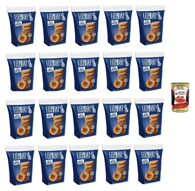 Produktbild von Cameo Italian Gourmet Elephant salatini Pretzels Meersalz dünn knusprig 20 x 80g