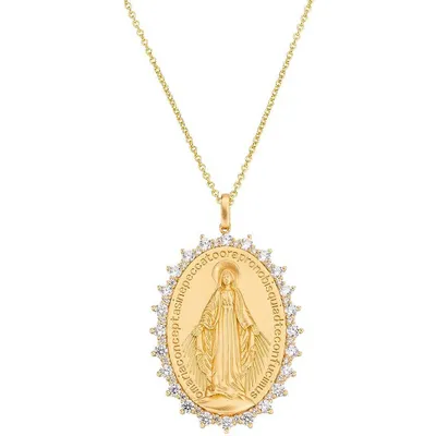 Produktbild von Halsketten Mit Anhӓnger Amen Gold Von 50 cm bis 70 cm Kollektion Miracolosa - frau