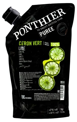 Produktbild von Ponthier LIMETTEN PÜREE Zitrus-Frucht-Püree 1KG