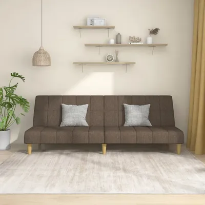 Produktbild von CLORIS Schlafsofa 2-Sitzer Taupe Stoff - Ecksofas LL0000257431
