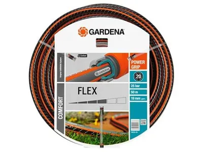 Immagine prodotto di GARDENA Comfort FLEX Garden Hose – Length 50m – Ø19mm – Knot-free and dimensionally stable – 20-year warranty (18055-20)