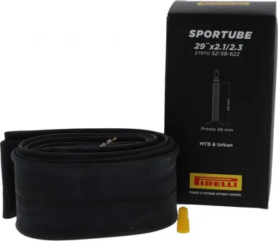 Immagine prodotto di Camera d'aria PIRELLI - SPORTUBE PRESTA 2.1/2.3-29" 48mm - Nero