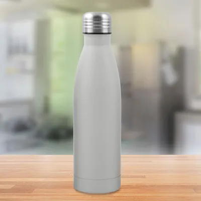 Produktbild von Thermoflasche Edelstahl 500 ml grau