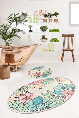 Image de Mijolnir, Spring- CHL2383, multicolore, tapis de bain, 700 g/m², 100 % velours