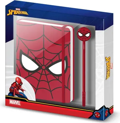 Imagen del producto de Diario de Spider-Man de Marvel + set de bolígrafos