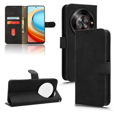 Image de Étui portefeuille magnétique en simili cuir pour ZTE Blade A75 5G