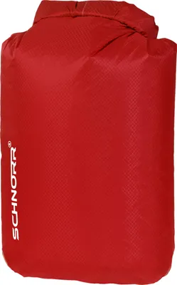 Zdjęcie produktu dla SCHNORR Lekka torba wodoodporna 5 l (45 g) czerwona – nylon 20D, wodoodporna