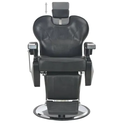 Immagine prodotto di Poltrona da Barbiere Nera 72x68x98 cm in Pelle finta