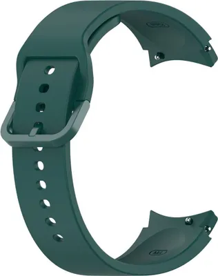 Zdjęcie produktu dla Sportowy wymienny pasek do zegarka Samsung Galaxy Watch 4 i 5 - silikonowy pasek z polaru 20 mm, Kolor: ciemnozielony, Długość: duży