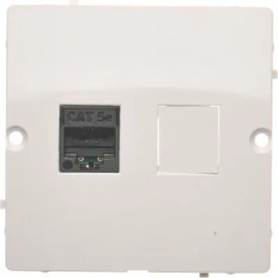 Zdjęcie produktu dla Gniazdo internetowe RJ45 białe SIMON BASIC
