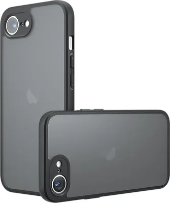 Produktbild von Mobigear Crystal iPhone 16e Hülle Hardcase Backcover - Schwarz