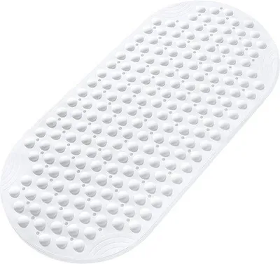 Image de Tapis antidérapant pour salle de bain ou douche, avec ventouses