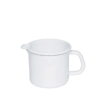 Produktbild von Riess Schnabeltopf Ø9cm 0,5Liter Emaille Classic Weiss