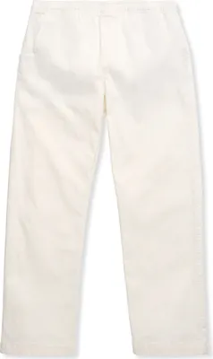 Beige Kletter- und Boulderhose für Herren von Black Diamond; mit geradem Schnitt und zwei Taschen.