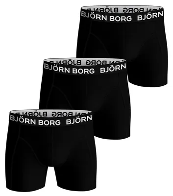 Produktbild von Bjorn Borg boxershorts Essential (3-pack), heren boxers normale lengte, zwart
