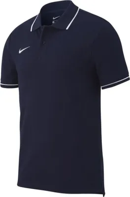 Produktbild von NIKE Polo TM Club19 SS Poloshirt Herren dunkelblau / weiß AJ1502-451 S