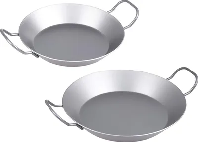 Obrázek produktu pro Sada dvou železných pánví s držadly pro autentické vaření