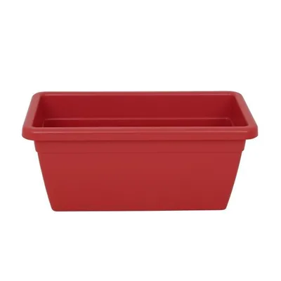Image de ARTEVASI Jardinière Venezia XL - 30 x 60 x H 26,5 cm - 30 litres - Rouge foncé