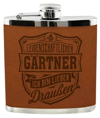Produktbild von Echter Kerl Flachmann Gärtner
