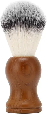 Produktbild von Rasierpinsel für brüchiges Haar, professioneller Bartpinsel mit Holzgriff für Herren