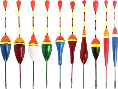Imagen del producto de Conjunto de flotadores Forellendobber, 10 unidades, flotantes, para lagos y ríos