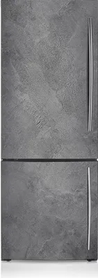Produktbild von Kühlschrankmagne Kühlschrank Aufkleber Magnetfolie Dekoration 60x205 cm - Graues Betonthema