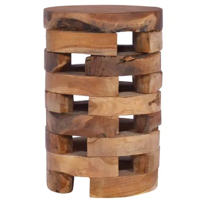 Image de vidaXL Table de nuit 30x30x45 cm bois massif teck