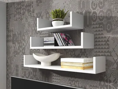 Obrázek produktu pro Set závěsných polic HARKEN 4 - bílý