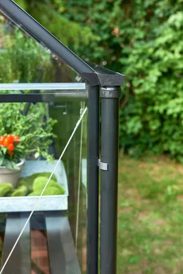 Produktbild von Fallrohr Halls Qube 2 Stück anthrazit