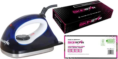 Immagine prodotto di Set iniziale per sciolina SKINSTAR, 2 pezzi, con ferro da sciolina e sciolina universale All IN Speed Wax