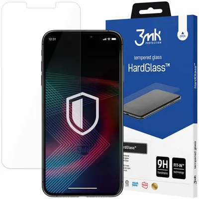 Zdjęcie produktu dla 3MK HardGlass, Apple, iPhone 14, iPhone 13 Pro, iPhone 13, Odporny na zadrapania, Przezroczysty, 1 szt.