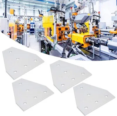 Image de Pièce de guidage en aluminium pour profilé en aluminium (3030T) - Support de cintrage à 5 trous