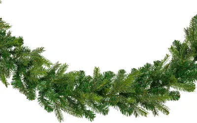 Kunstgirlande Tanne 180cm zum Verzieren und Dekorieren Indoor & Outdoor