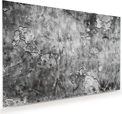 Produktbild von Glasbild 120x80cm in XXL für Wohnzimmer, Schlafzimmer Motiv Abgenutzte Wand