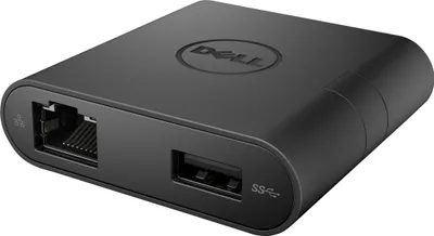 Produktbild von DELL USB-C-auf-Adapter, 470-ABRY