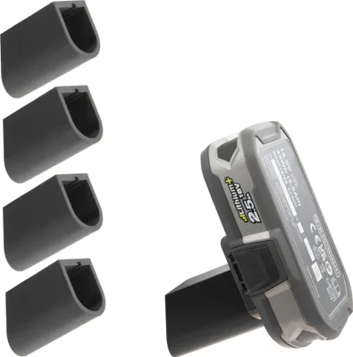 Produktbild von 4x Akkuhalter Kompatibel mit RYOBI 18V Akku Wandhalter Batteriehalter Akkuhalterung