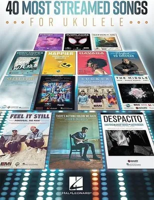 Produktbild von 40 Most Streamed Songs for Ukulele