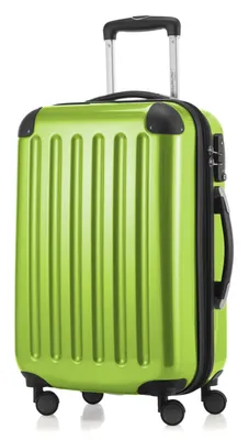 Produktbild von HAUPTSTADTKOFFER Alex - Handgepäck Hartschalen-Koffer Flugzeug erweiterbar Kabinen-Trolley Carry-On Hand Luggage Hardcase, 4 Rollen, 55 cm, 42 L,Apfelgrün