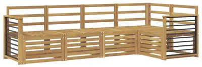 Obrázek produktu pro Sada venkovních křesel a pohovek, 5 kusů, bílá barva, rozměry 247 x 128,5 x 73 cm